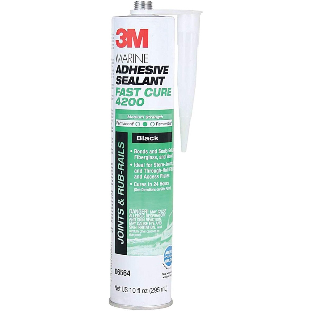 3M Marine Adh/Seal Fast Cure 4200, 06560 , White, 1/10 GL