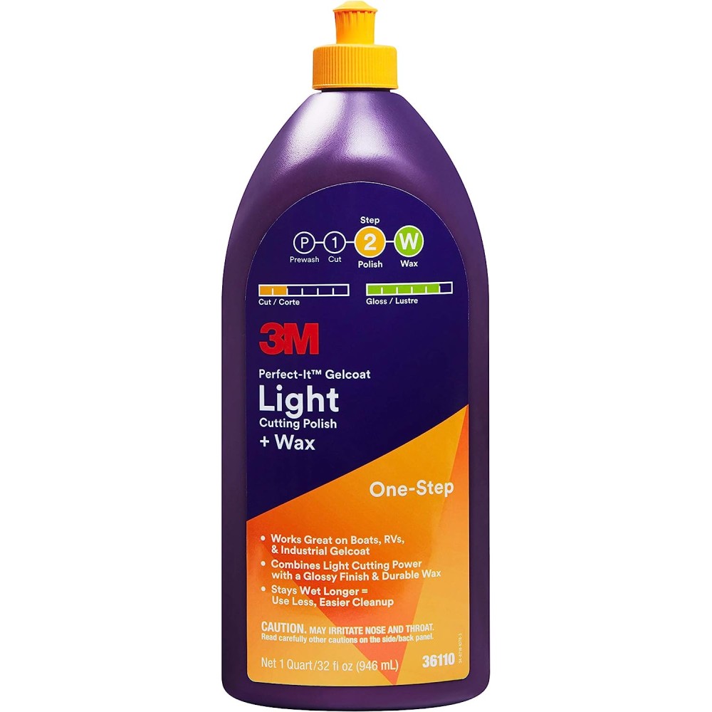 3M Perfect-It Gelcoat Light Cutting Polish + Wax 36110