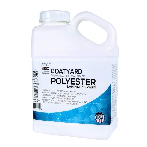 Boatyard Polyester Resin, Gallon