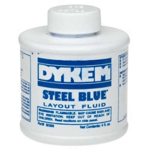 Dykem Steel Blue Layout Fluid and Sanding Aid Dykem Steel Blue Layout Fluid and Sanding Aid