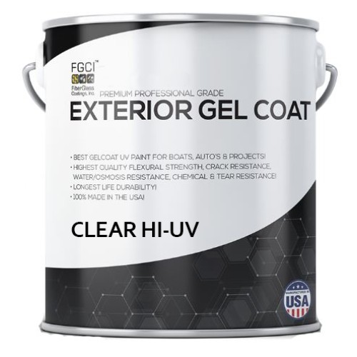 Clear HI-UV Exterior Gelcoat