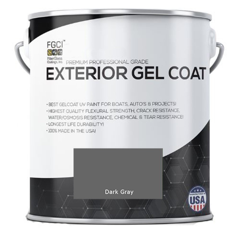 Dark Gray Professional Grade Exterior Gel Coat