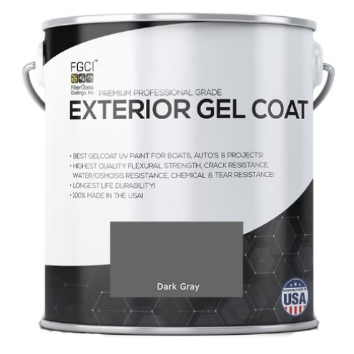 Dark Gray Professional Grade Exterior Gel Coat
