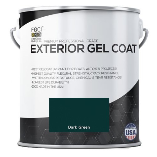 Dark Green Professional Grade Exterior Gel Coat