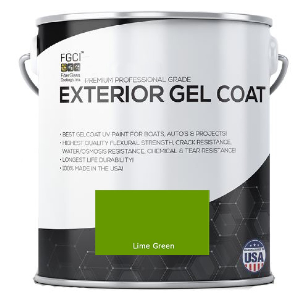 Lime Green Professional Grade Exterior Gel Coat