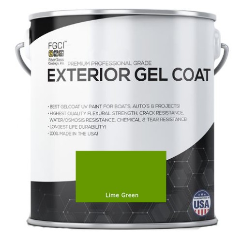 Lime Green Professional Grade Exterior Gel Coat