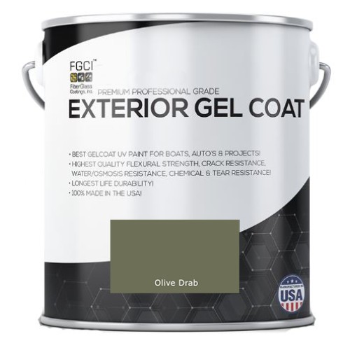 Olive Drab Professional Grade Exterior Gel Coat