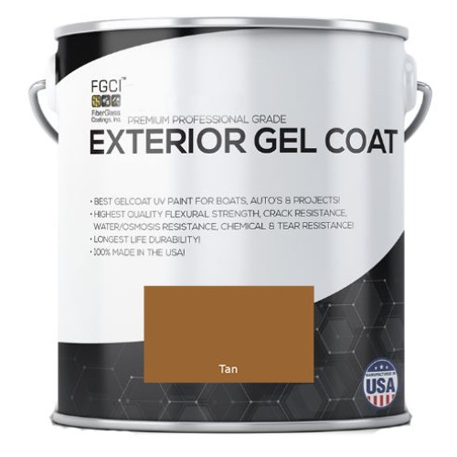 Tan Professional Grade Exterior Gel Coat