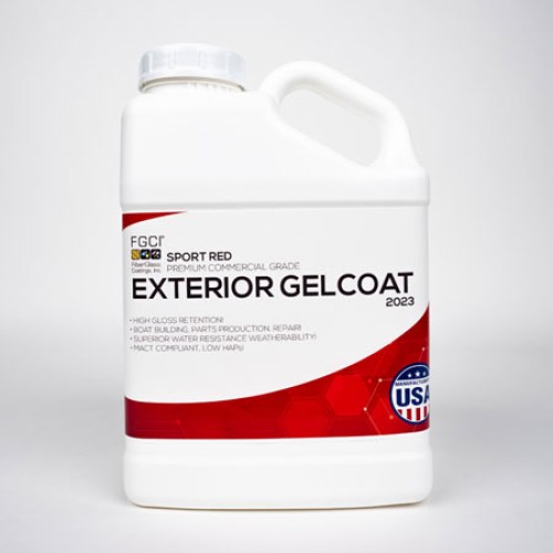 Sport Red Professional Grade Exterior Gel Coat