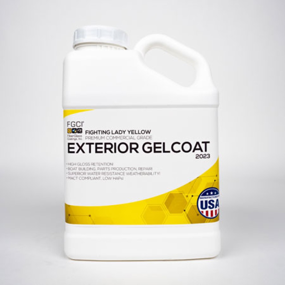 Fighting Lady Yellow Professional Grade Exterior Gel Coat