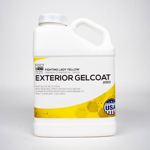Fighting Lady Yellow Professional Grade Exterior Gel Coat