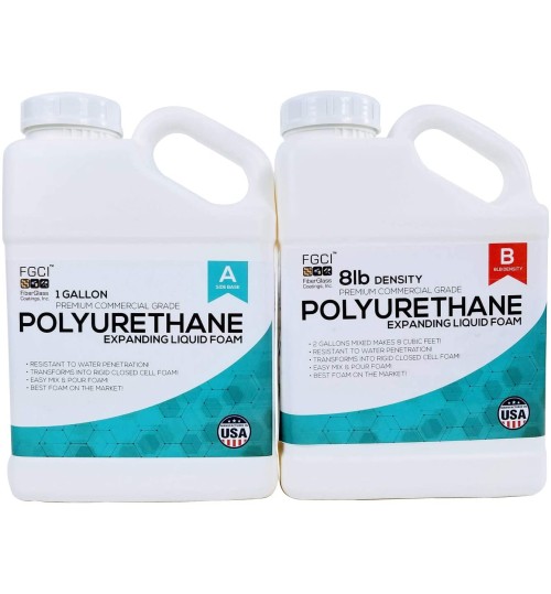 Liquid Urethane Foam Kit, 8 LB Density