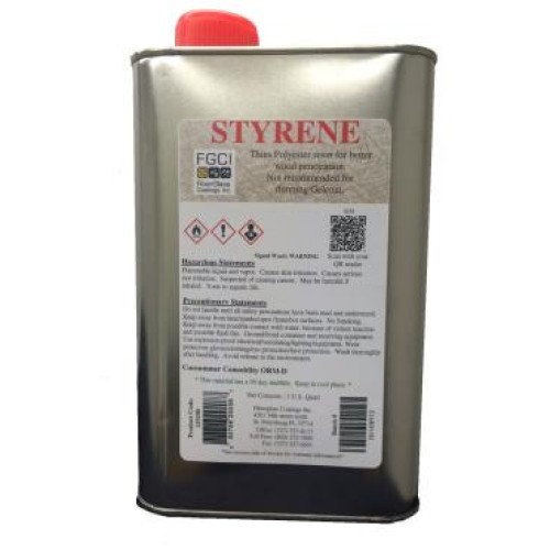 Styrene Reducer for Gel Coats and Resins