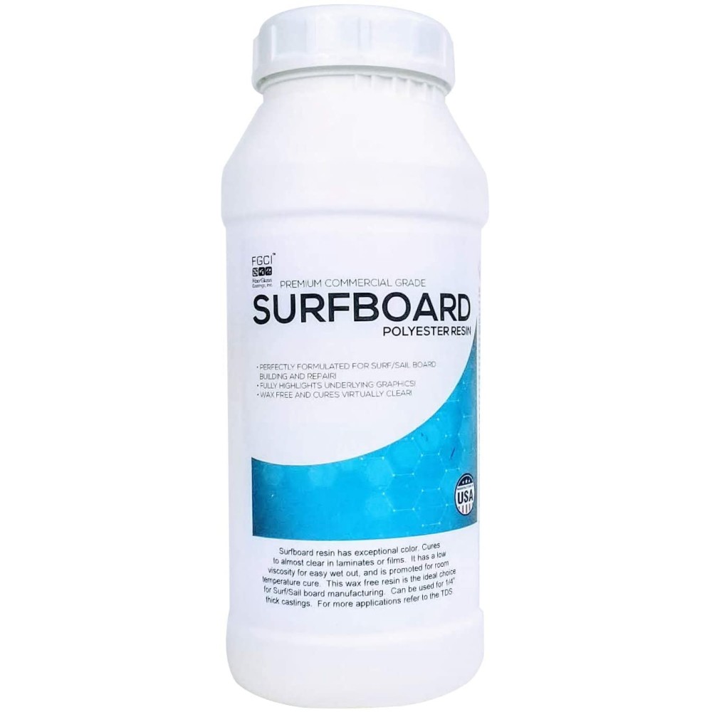 Surfboard Polyester Resin, Quart