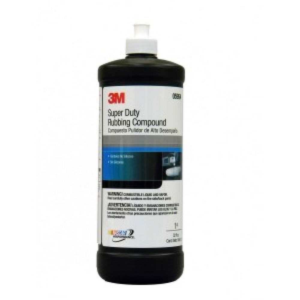3M Super Duty Rubbing Compound, 05954, 1 Quart