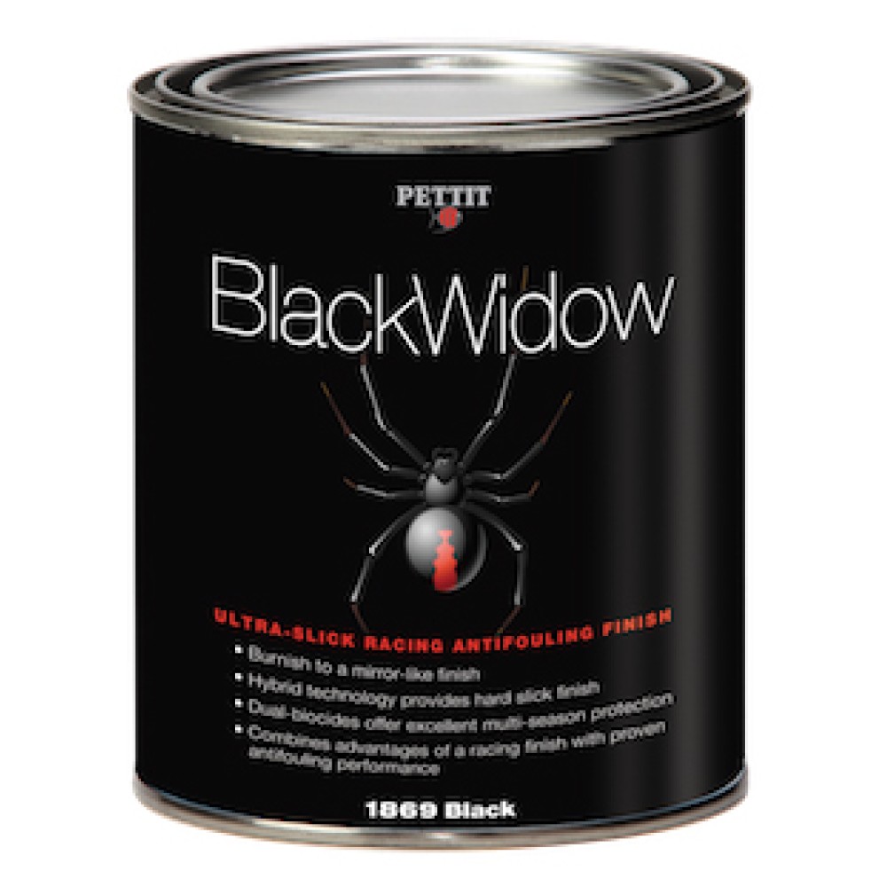 Pettit Black Widow Racing Antifouling, Black