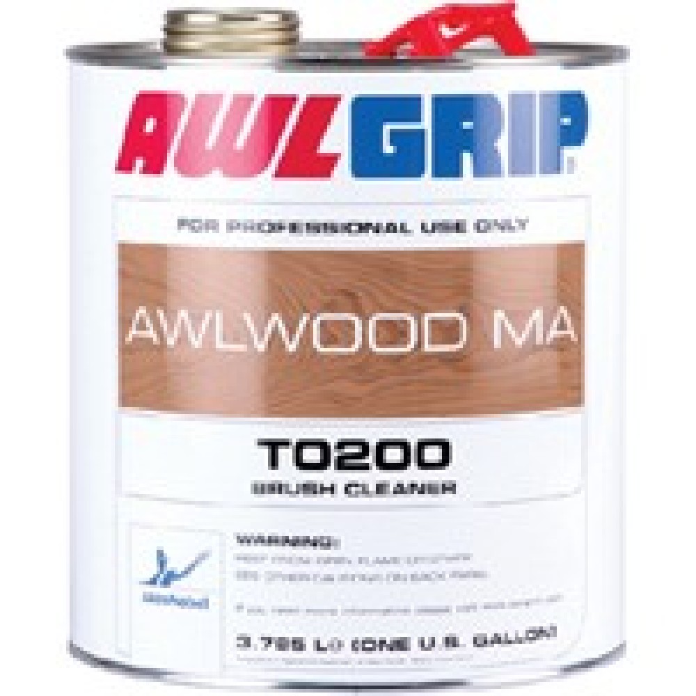 Awlwood MA Brush Cleaner, T0200, Gallon