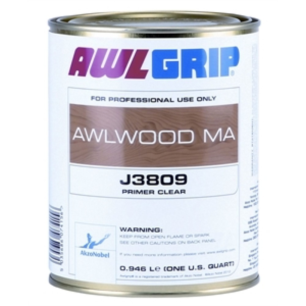 Awlwood MA Clear Primer J-3809, Quart