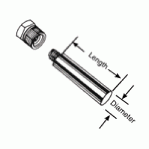 E-0-C Pencil Zinc W/ Plug Zinc E-0-C Pencil Zinc W/ Plug Zinc