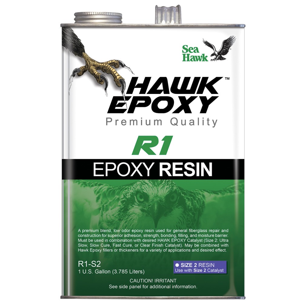 Hawk Epoxy Resin, R1-S2, Gallon