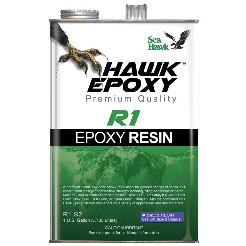 Hawk Epoxy Resin, R1-S2, Gallon