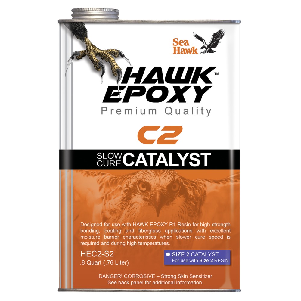 Hawk Epoxy Slow Cure Catalyst, C2-S2, .8 Quart
