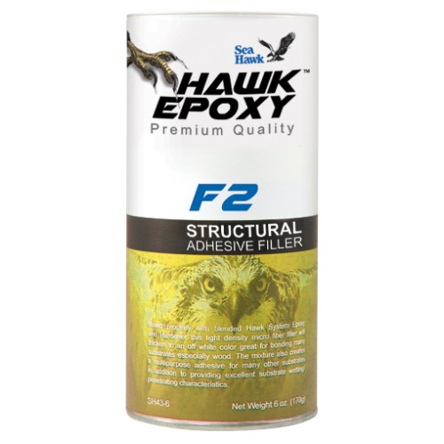 Hawk Epoxy Structural Adhesive Filler, F2, 1.7oz