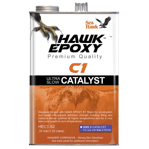 Hawk Epoxy Ultra Slow Catalyst, C1-S2, .33 Gal